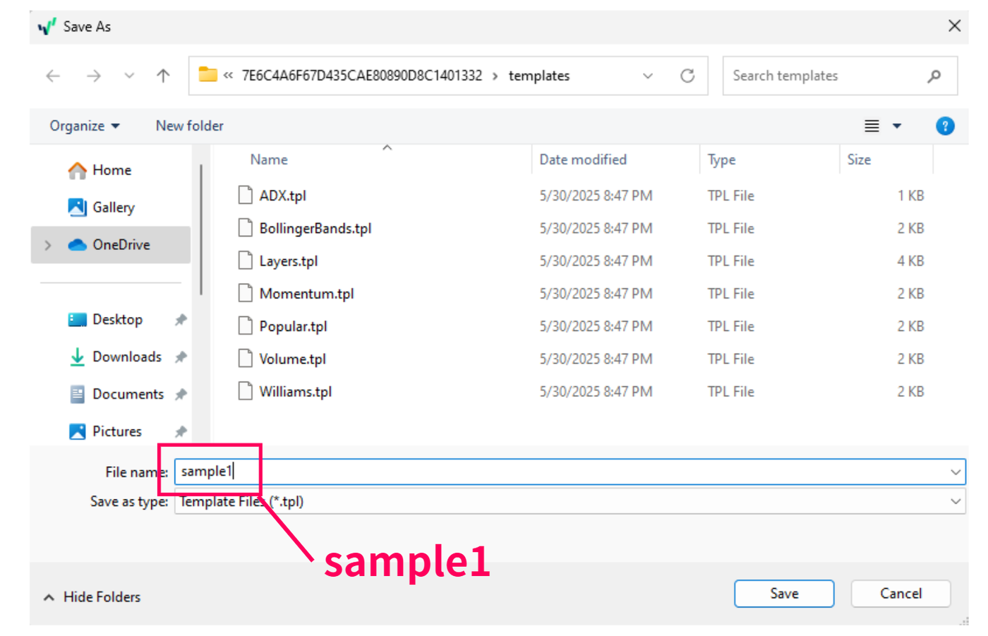 Creating chart templates in MT4-3