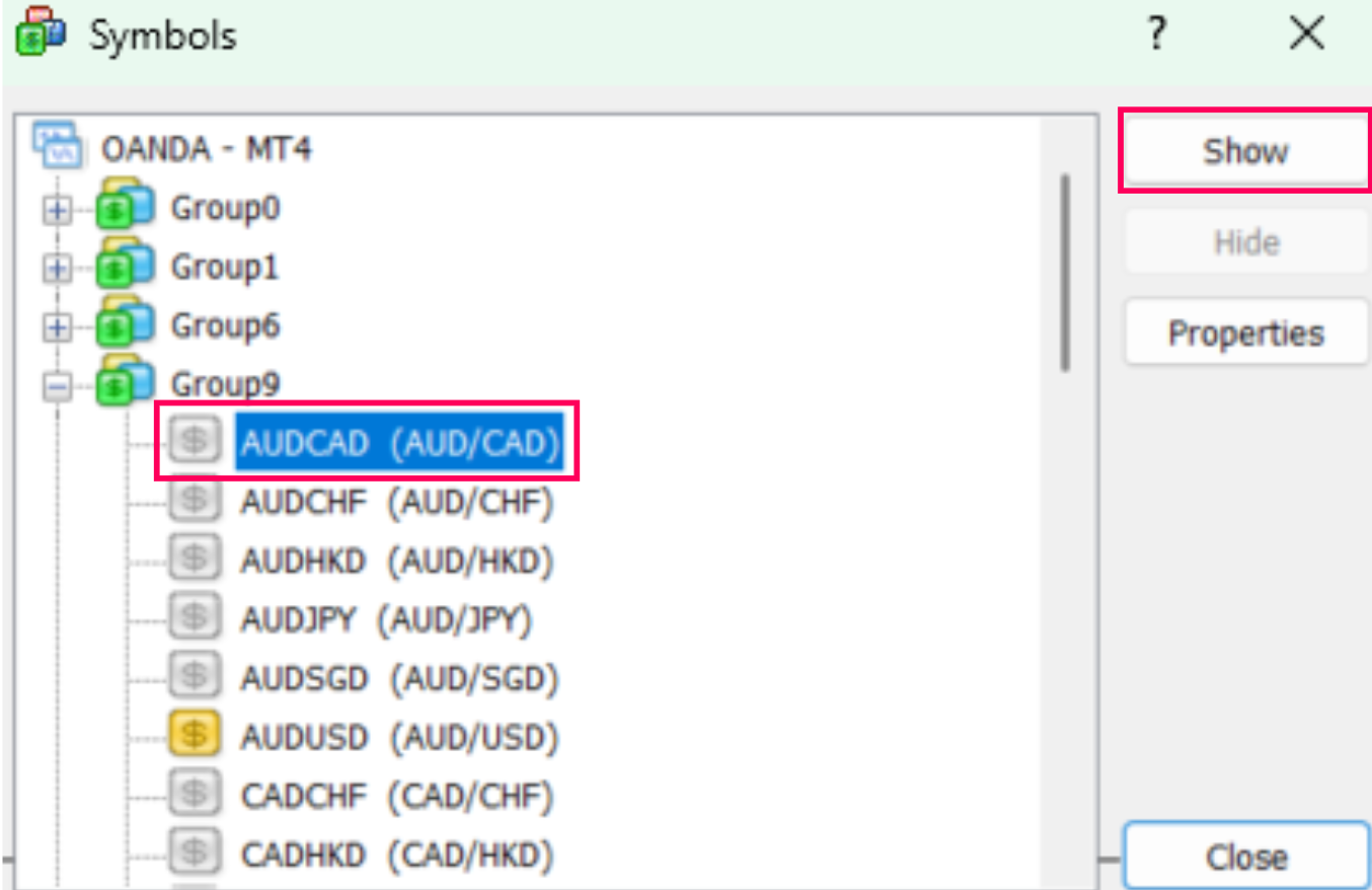 How to add or remove currency pairs-2