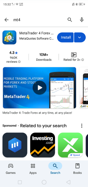 How to install the MT4 Android app