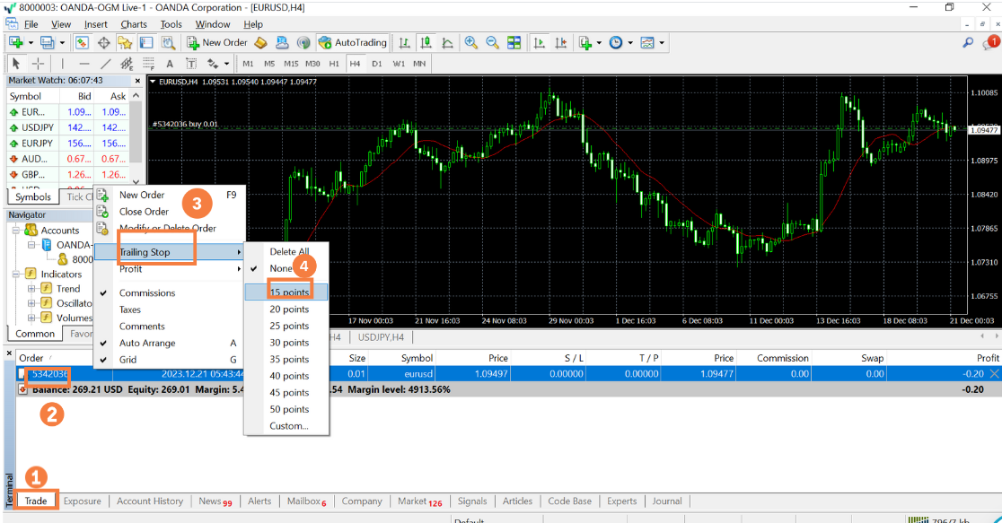 MT4-Trailing Stop Order-1