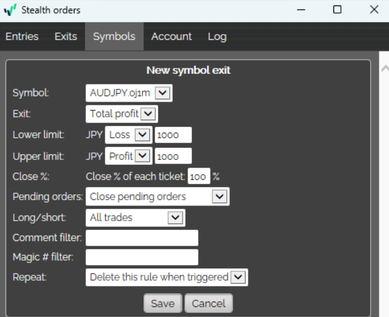 OANDA Stealth Orders -4