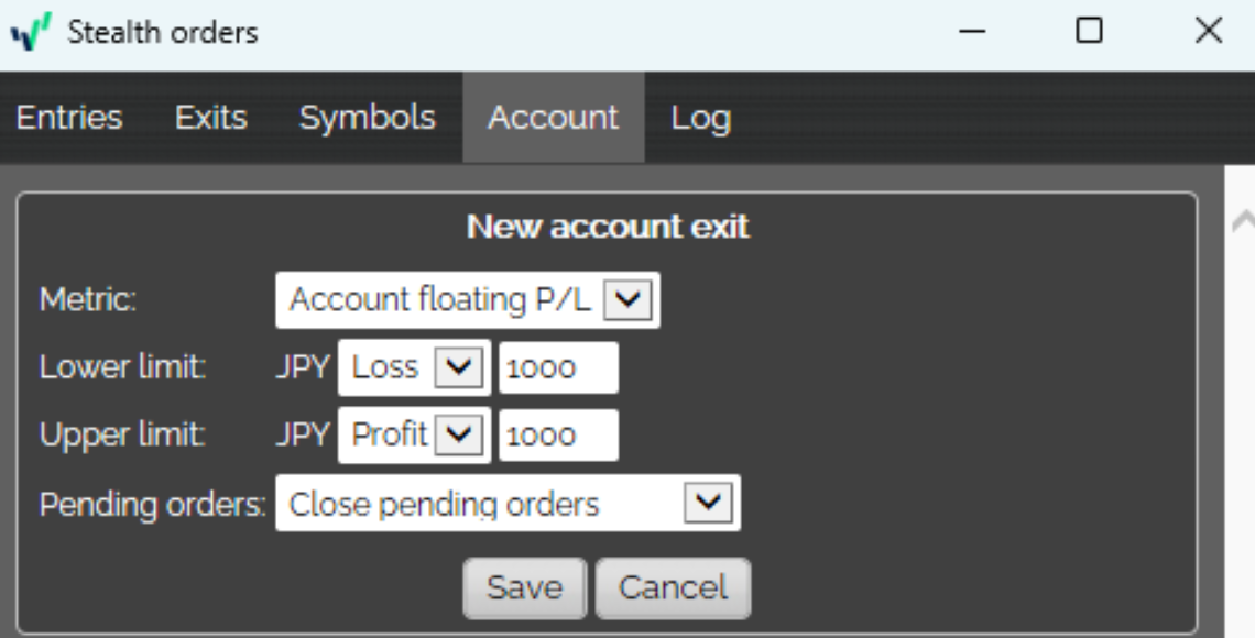 OANDA Stealth Orders -5