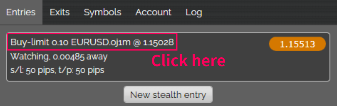 OANDA Stealth Orders -6