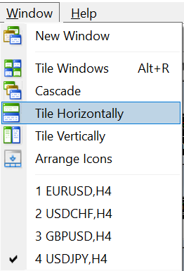 Split a chart horizontally